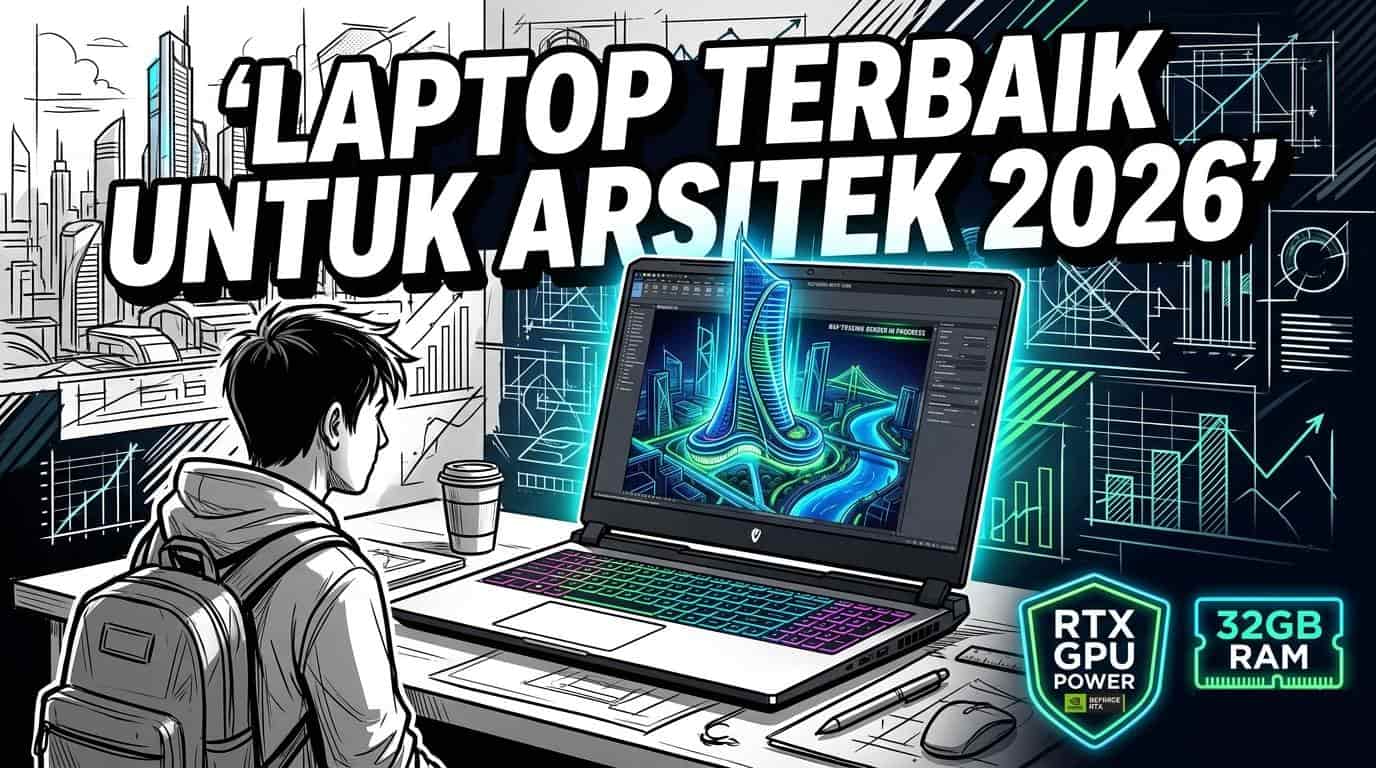 Rekomendasi Laptop Arsitek, Laptop Arsitektur 2026, Laptop Mahasiswa Arsitek, Laptop Untuk Revit Lumion, Laptop Rendering Arsitek, Laptop Arsitek Indonesia, Mahasiswa Arsitektur, Arsitektur 2026